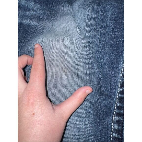 Vigoss The Chelsea Slim Boot Dark Wash Jeans Size 7/8 Length 33 - Picture 3 of 11